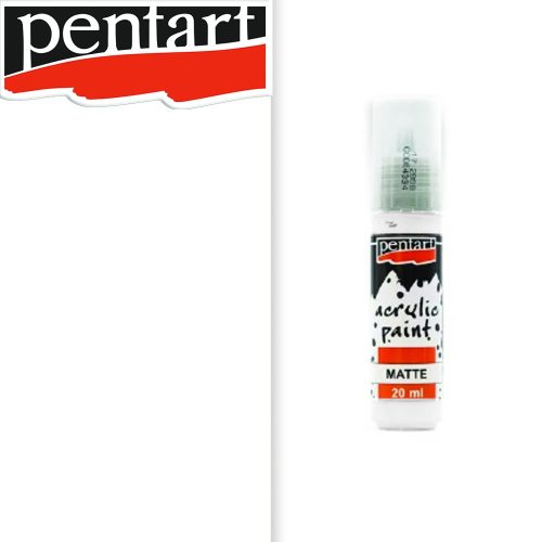 Vopsea acrilică - culoare albă