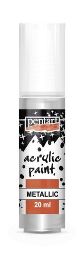 Vopsea acrilică - culoare argintie metalică