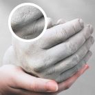 COUPLE SET ⇛ 1 STATUETTE OF 2 HANDS, WITH BOWL